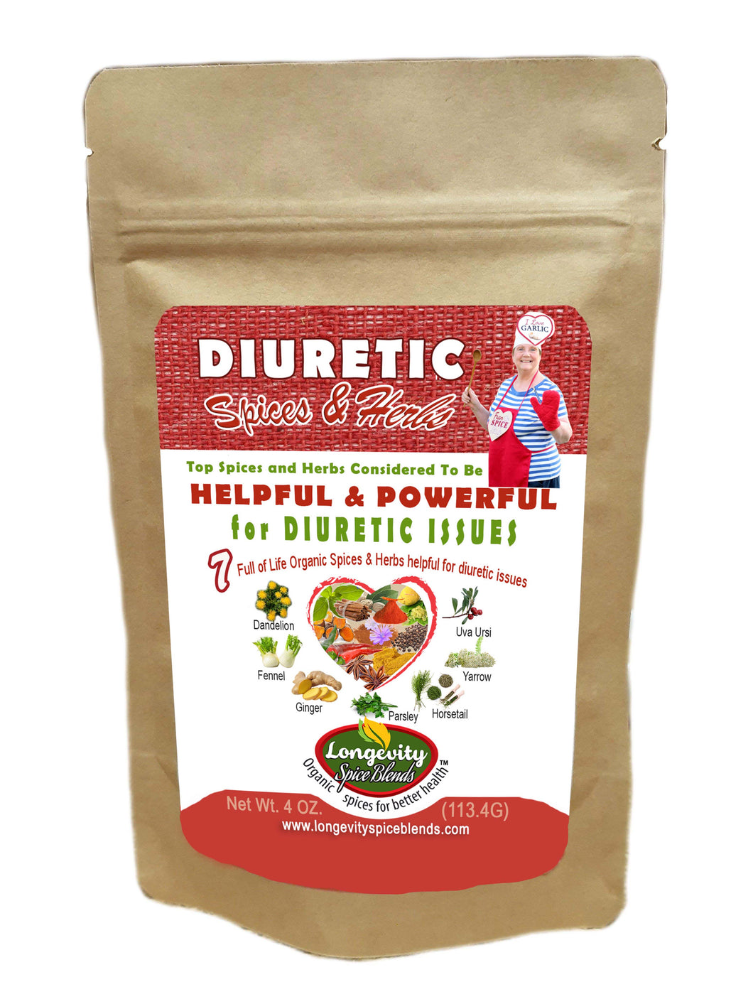 Diuretic Spices & Herbs - for Urinary Balance Support