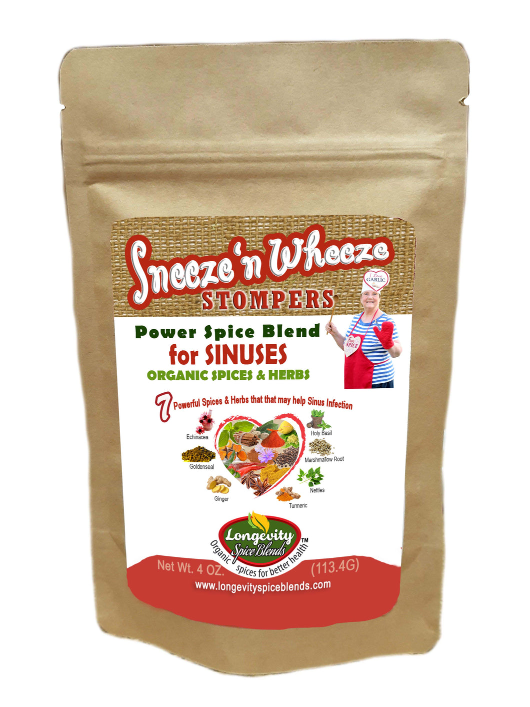 Sinus | Sneeze 'n Wheeze Stompers - Relieve Sinus Infection with Spices & Herbs