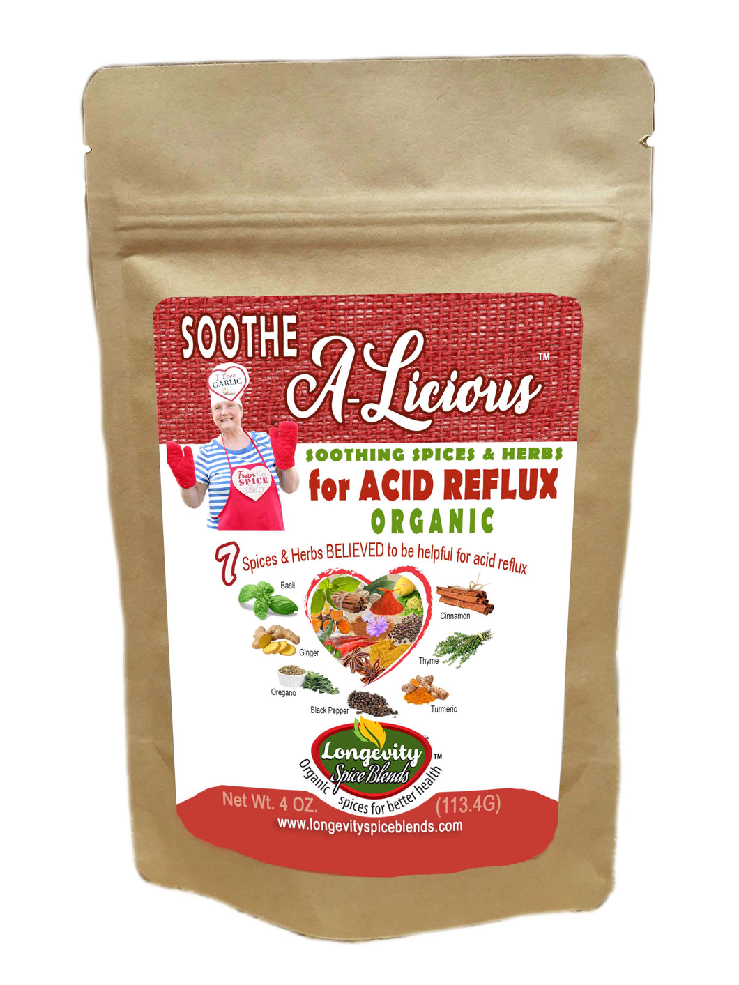 Acid Reflux | Soothe A-Licious - Acid Reflux Spices for Acid Reflux Natural Relief