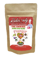 Load image into Gallery viewer, Relax - Relax-iety Anxiety Support -  Spices and Herbs designed to provide natural support for anxiety relief while helping promote a sense of calm and relaxation
