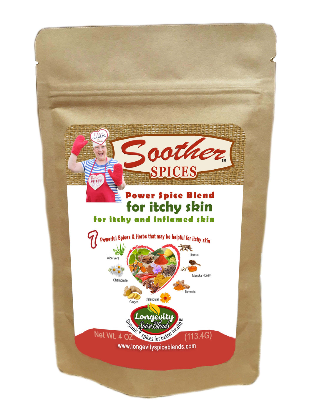 Eczema / Soother Spices - for Itchy Skin such as Eczema