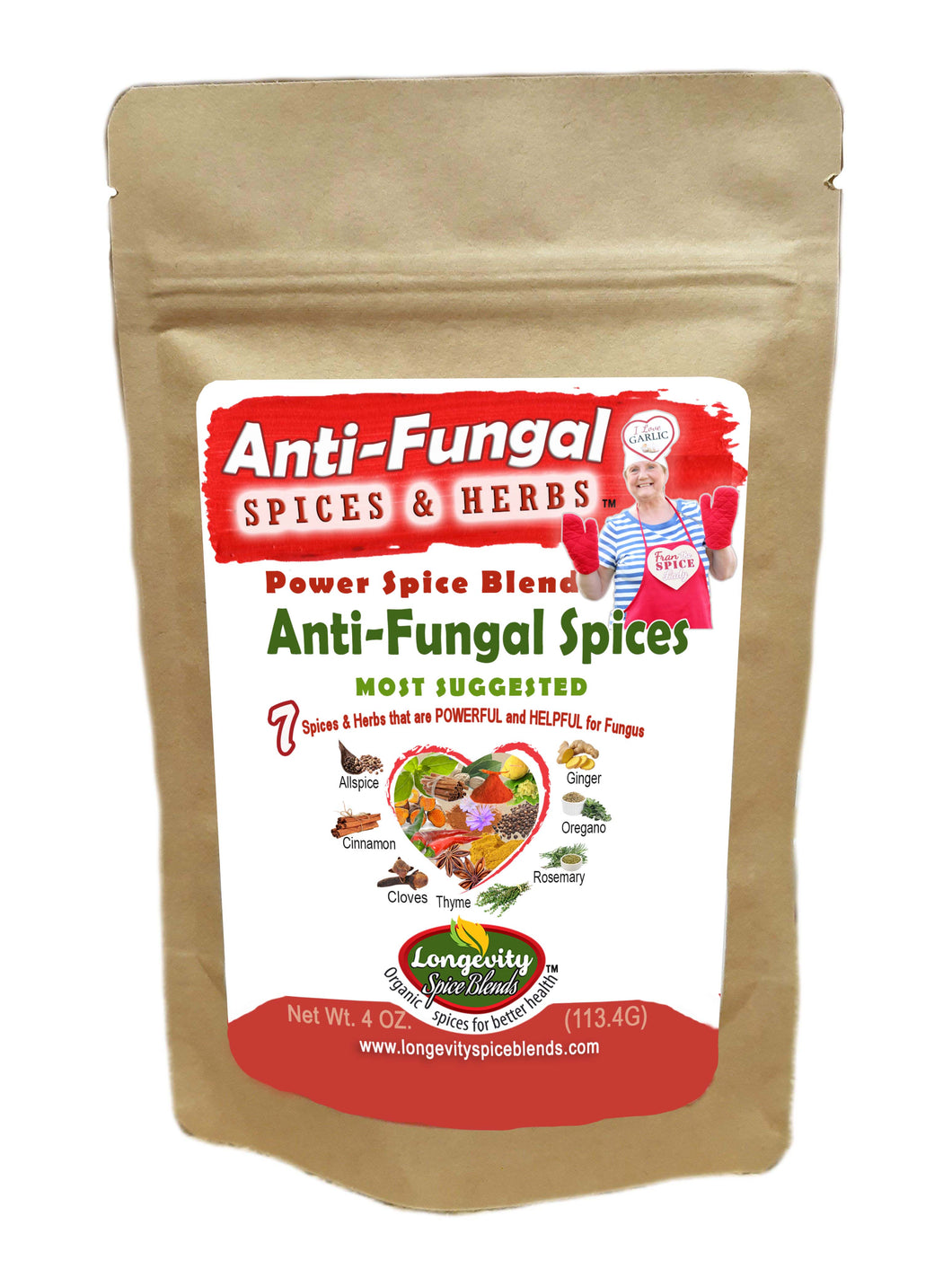 Fungus Fighter  - Anti-Fungal Spice & Herb Blend for Fungal Infection Relief