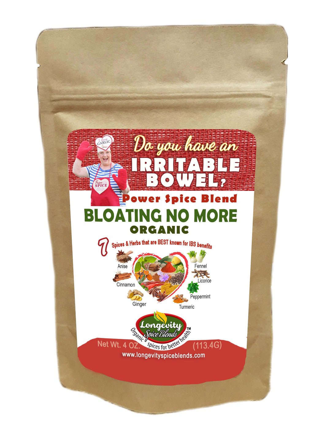 IBS -  Irritable Bowel Spices - Soothing Blend for Digestive Comfort with IBS Support