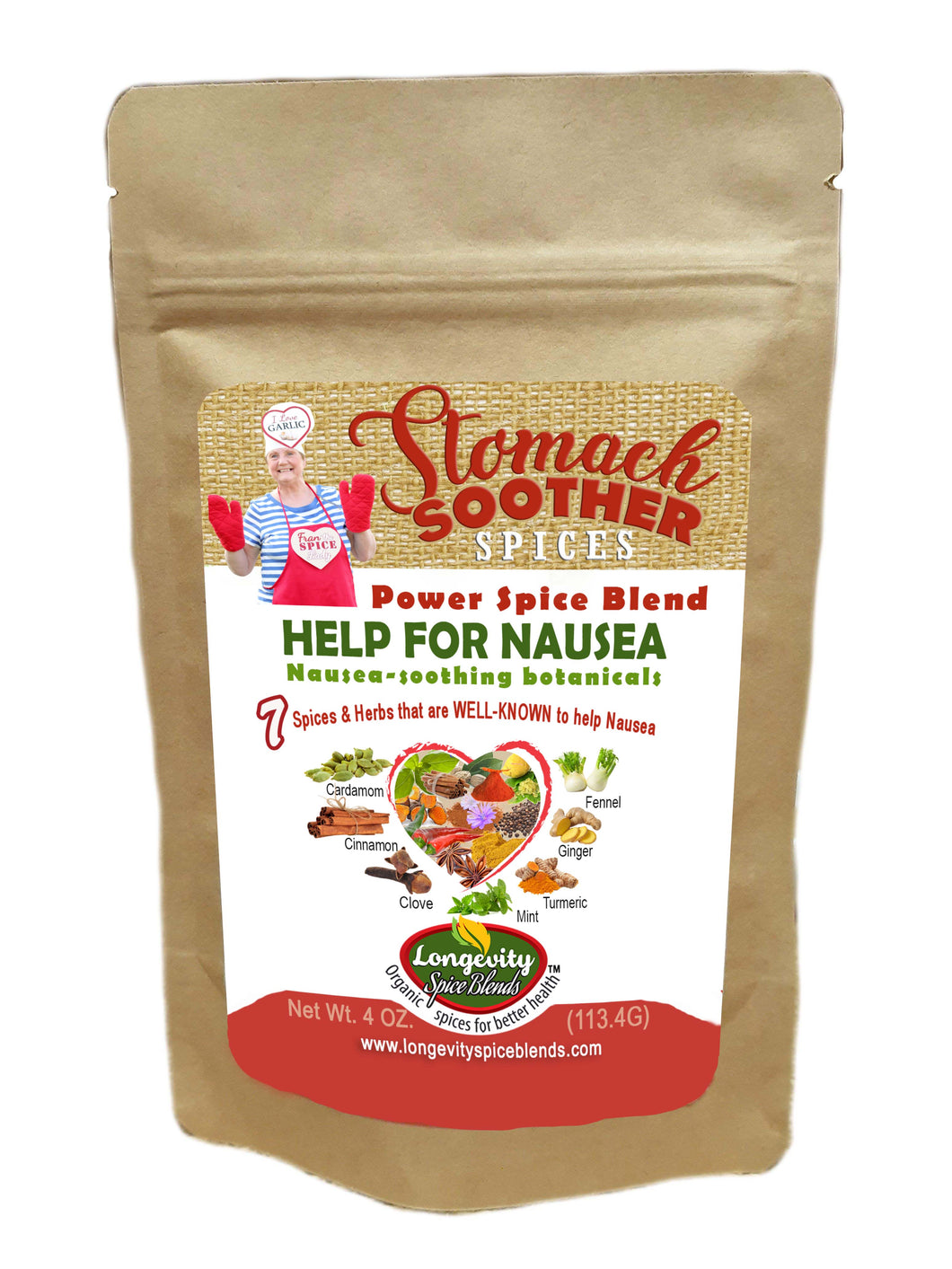 Nausea | Stomach Soother Spices - Nausea Spices & Herbs to Soothe Stomach Naturally